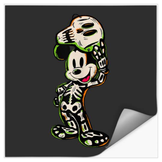 Disneyss 100 Mickey Mouse Halloween Classic Skeletonss Costume Stickers