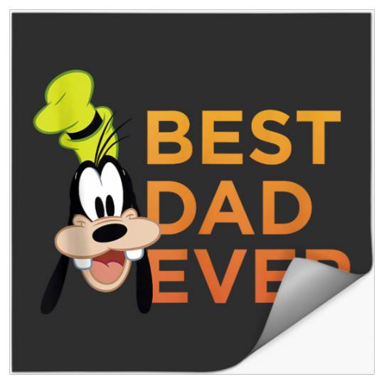 Disney Mickey And Friends Father's Day Goofy Best Dad Ever Stickers