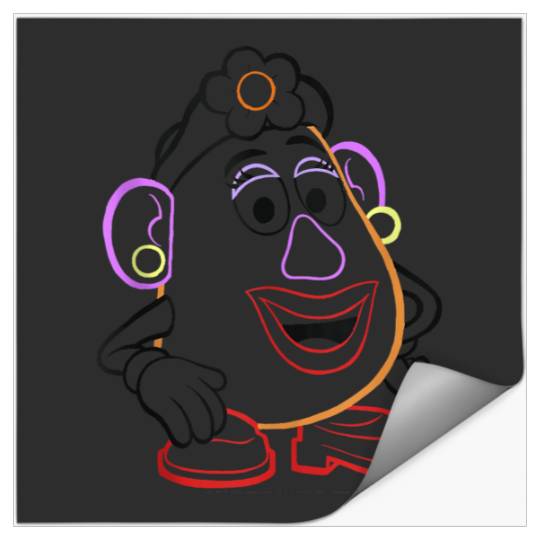 Disneyss Pixars Toy Story Mrs Potato Head Line Art Stickers