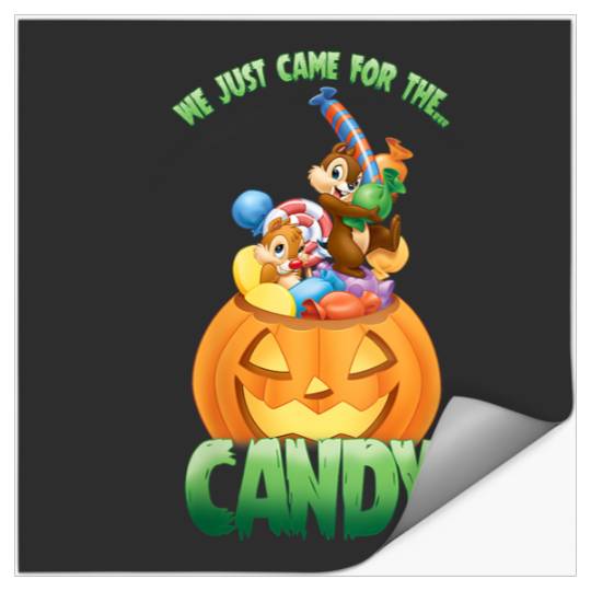 Disneyss Chip 'n' Dale Rescue Rangers Halloween Pumpkin Candy Stickers