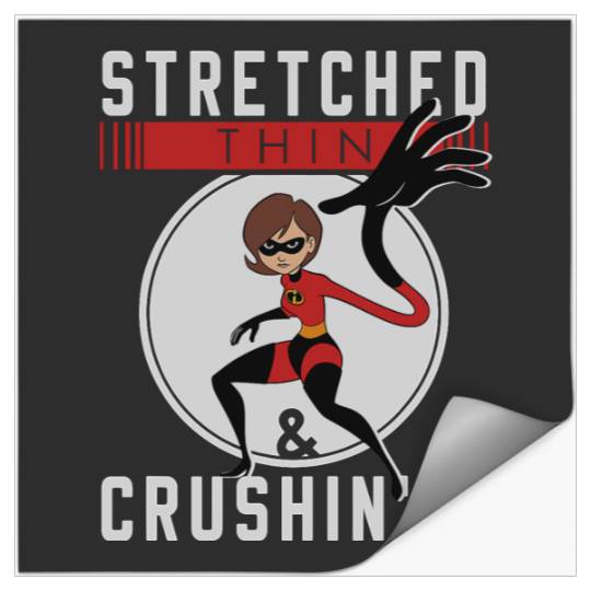 Disney and Pixars The Incredibles Elastigirl Stretched Thin Stickers
