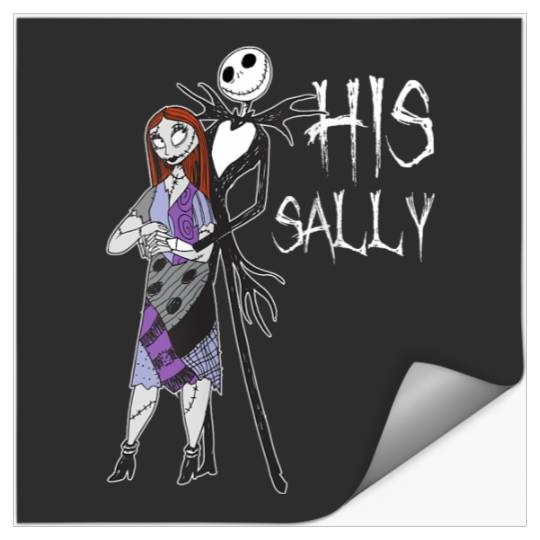 Disney The Nightmare Before Christmas His Sally Stickers