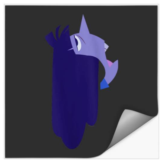 Disneyss And Pixarss Inside Out 2 Ennui Costume Big Faces Stickers