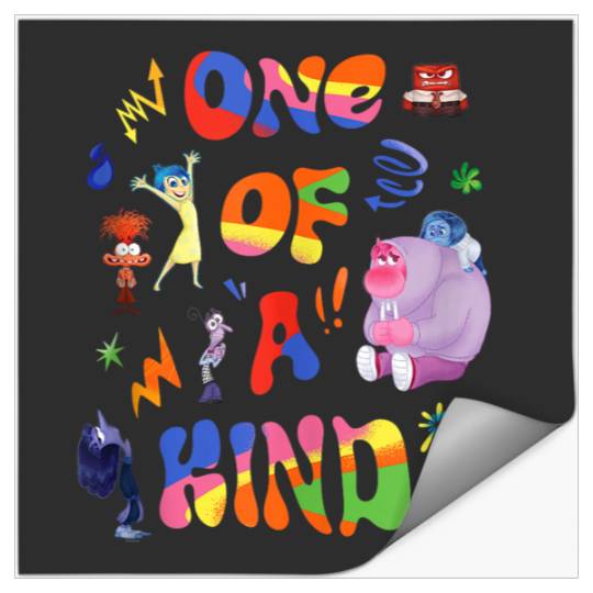 Disneyss And Pixarss Inside Out 2 Emotions One Of A Kind Stickers