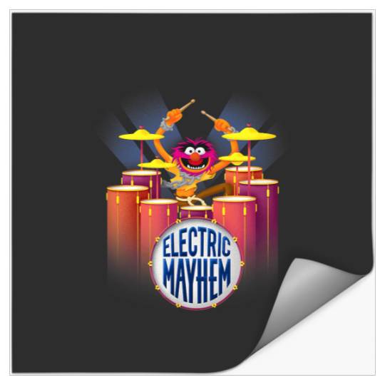 Disney The Muppets Electric Mayhem Animal Drumme Stickers
