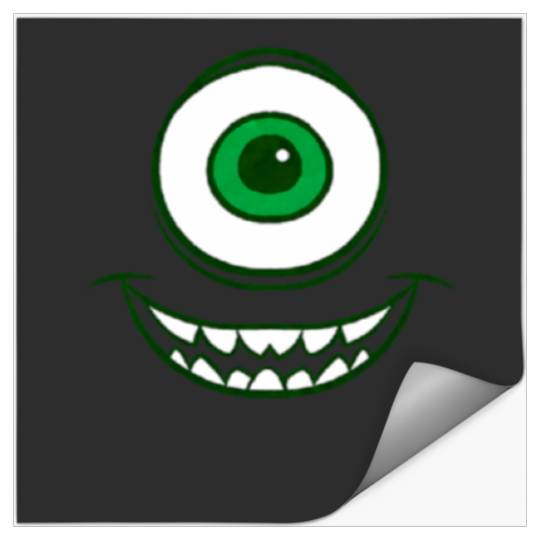 Disney Monsters Inc. Mike Wazowski Halloween Stickers