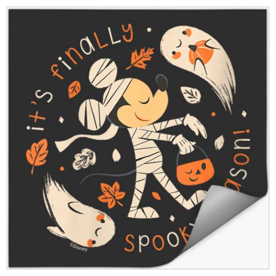 Disneyss Mickey Mouse Halloween Its Finally Spooky Season Stickers