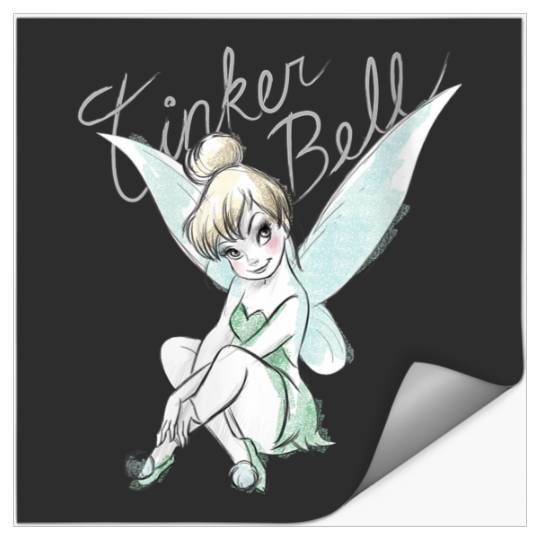 Disneyss Tinker Bell Sitting Stickers