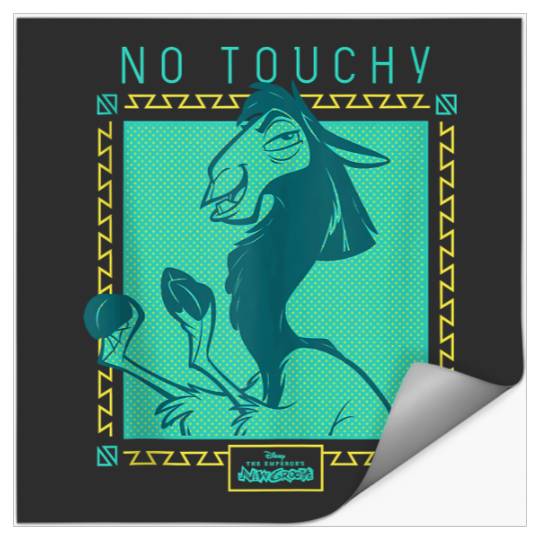 Disney The Emperor's New Groove Llama No Touchy Tank Top Stickers