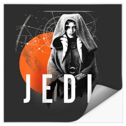 Star Warss Ahsoka Tano Jedi Star Map Disneyss+ Stickers