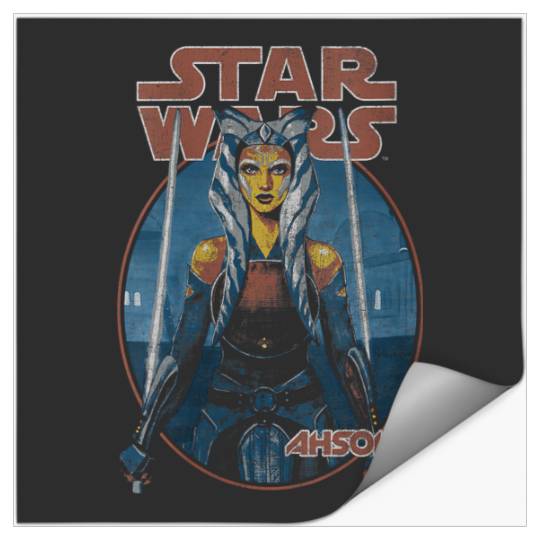 Star Warss Classic Ahsoka Tano Twin Sabers Vintages Disneyss+ Stickers