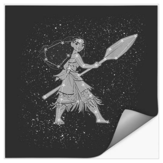 Disneyss Moana Constellations Galaxy Stars Graphic Stickers