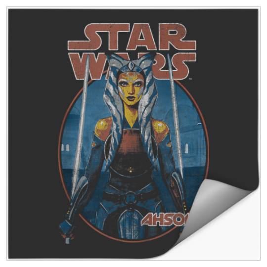 Star Warss Classic Ahsoka Tano Twin Sabers Vintages Disneyss+ Stickers