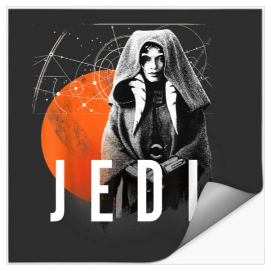 Star Warss Ahsoka Tano Jedi Star Map Disneyss+ Stickers