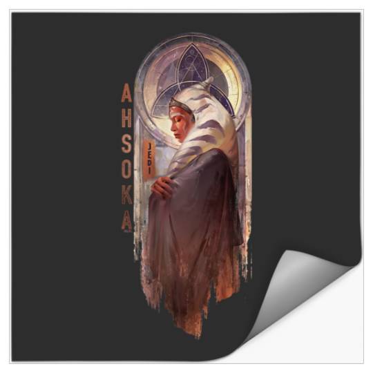 Star Warss Ahsoka Tano Jedi Thoughtful Profile Disneyss+ Stickers