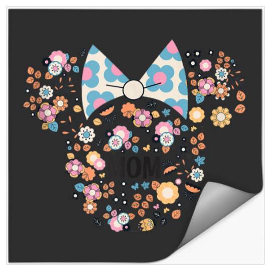 Disney Minnie Mouse Disney Mom Icon Flowers Mothers Day Stickers