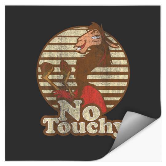 Disney Emperor's New Groove Kuzco Llama No Touchy Short Sleeve T-Shirt Stickers