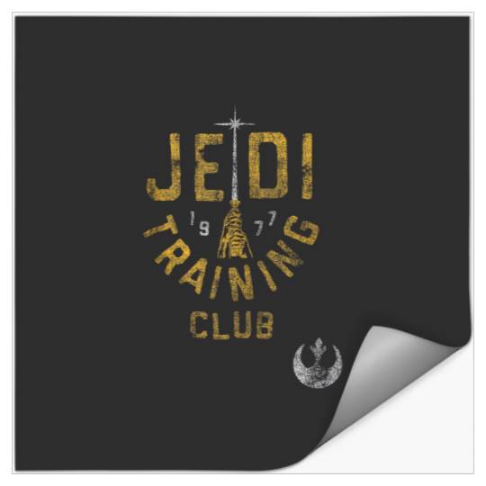 Stars Wars Jedi Training Club Distressed Rebels Disney+ Tank Top Stickers