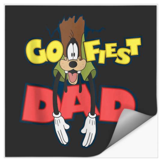 Disney A Goofy Movie Goofy Goofiest Dad Logo Father's Day Stickers