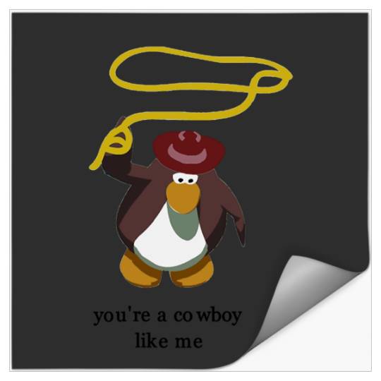 Cowboy Like Me Tayl0r Swift Penguin Stickers