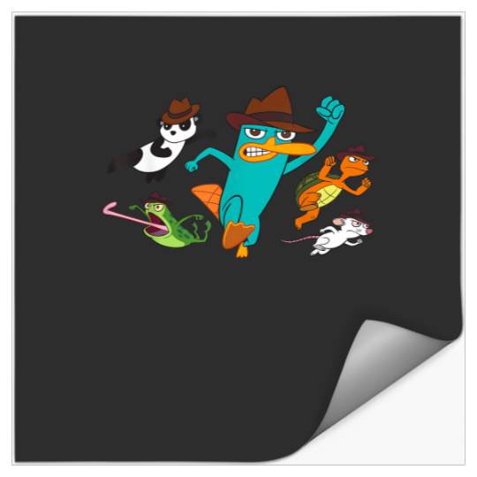 Disney Channel Phineas and Ferb O.W.C.A. T-Shirt Stickers