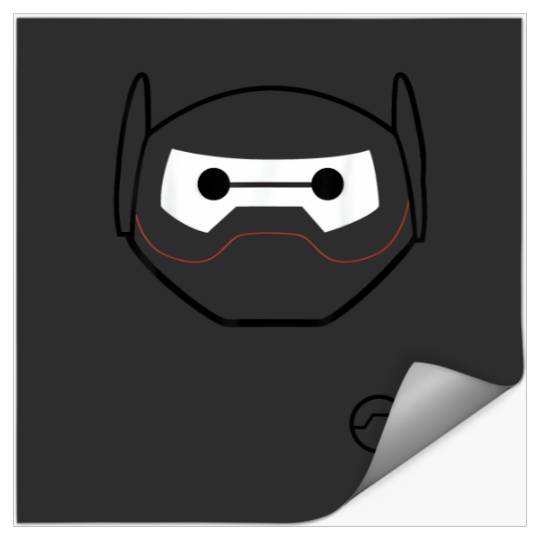 Disney Big Hero 6 Baymax Halloween Graphic T-Shirt Stickers