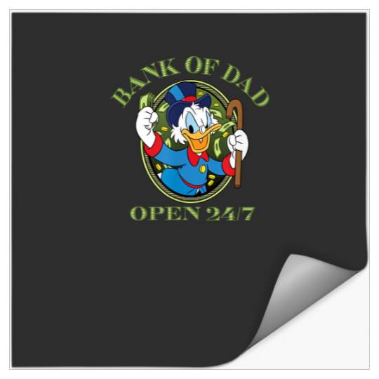Disney DuckTales Bank of Dad T-Shirt Stickers