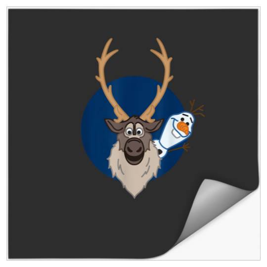 Disney Frozens 2 Olaf and Sven T-Shirt Stickers