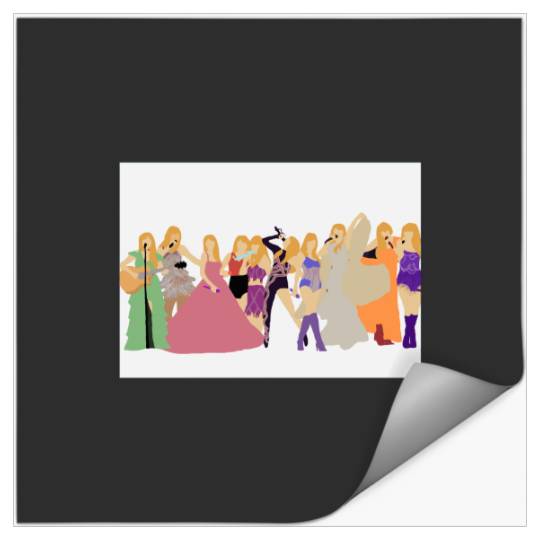Tayl0r Swift Eras Tour Outfits Stickers