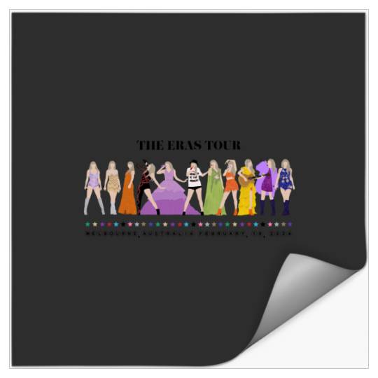 Tayl0r Swift Eras Tour Melbourne Night 1 Outfits Stickers