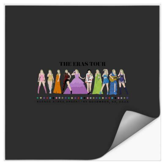 Tayl0r Swift Eras Tour Buenos Aires Night 1 Outfits Stickers