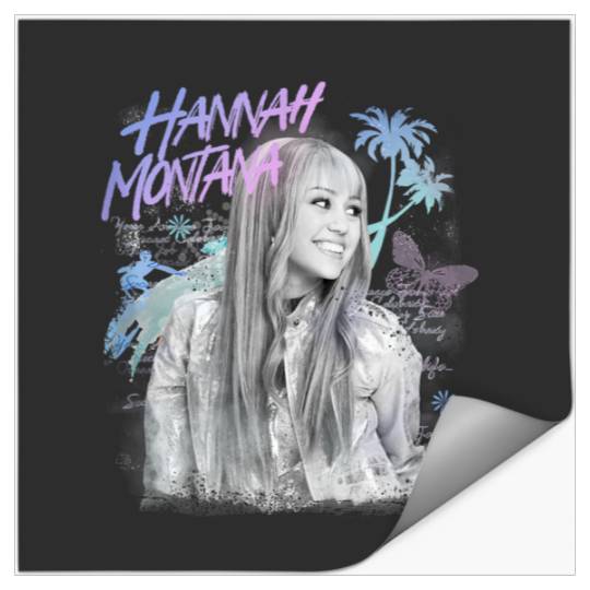 Disneyss Hannah Montana Iconic Teen Idol Big Chest Portrait Stickers