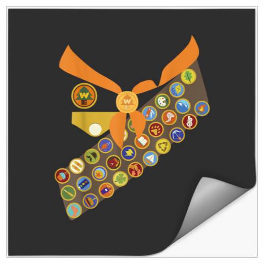 Disney Pixars Up Wilderness Explorer Costume Halloween T-Shirt Stickers