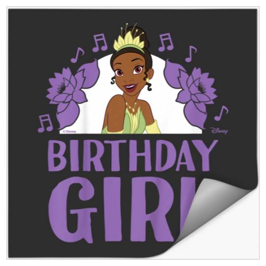 Kids Disney Princess   Tiana Birthday Girl Stickers