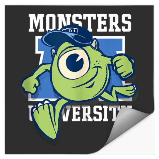 Disneyss Pixars Monsters University Mike Wazowski Big Portrait Stickers