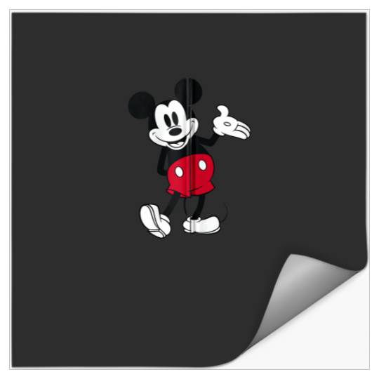 Disney unisex adult Classic,hoodie Disney Mickey And Friends Mickey Mouse True Original Zip Hoodie, Red, Small US Stickers