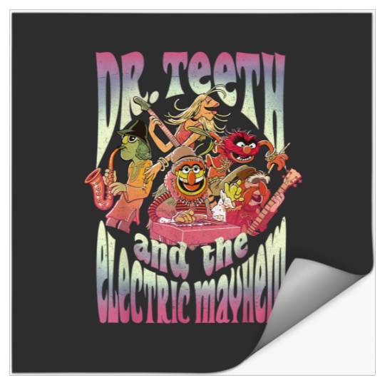 Disney The Muppets Dr. Teeth And The Electric Mayhem T-Shirt Stickers