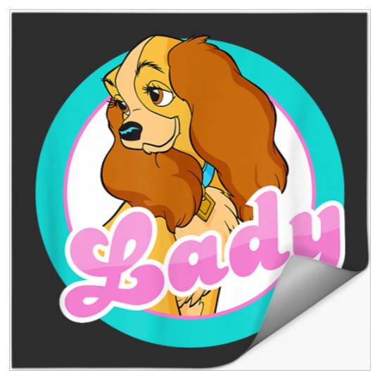 Disneyss Lady Faces Lady And The Tramp Stickers