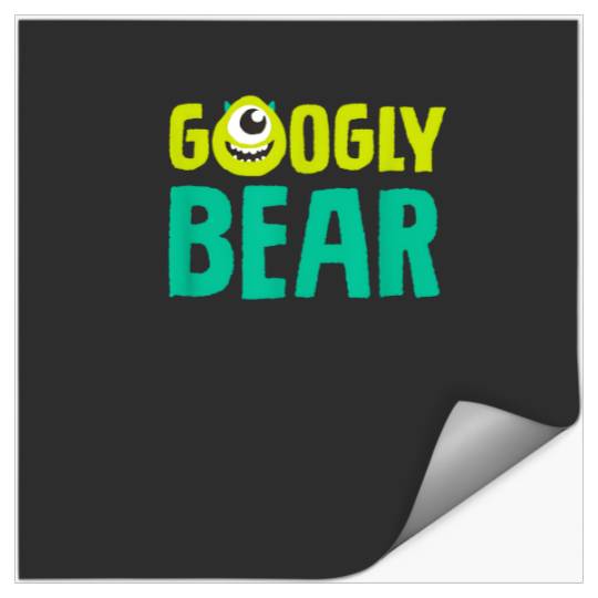Disney and Monsters, Inc. Mike Wazowski Googly Bear T-Shirt Stickers