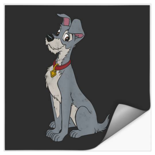 Disneyss Lady And The Tramp Simple Portrait Stickers