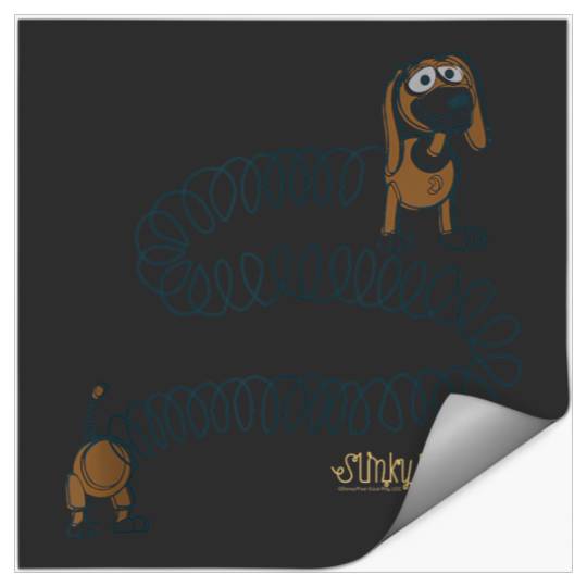 Disneyss Pixars Toy Story Slinky Dog Vintages Logo Stickers