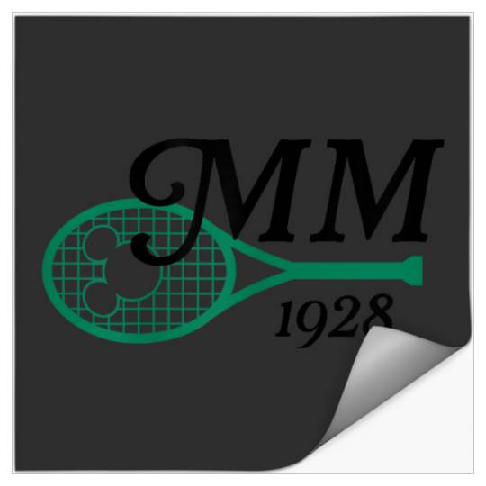 Disney Mickey And Friends 1928 Tennis Club Big Chest Logo Stickers