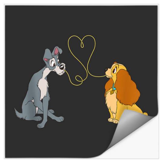 Disneyss Lady And The Tramp Bella Notte Stickers
