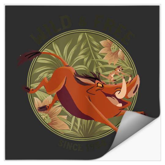 Disneyss The Lion King Timon Pumbaa Wild Free Since 1994 Stickers