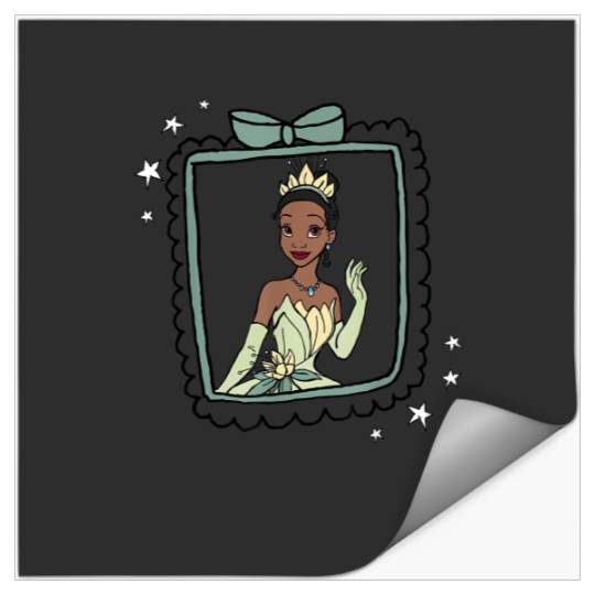 Disney The Princess and the Frog Tiana Portrait T-Shirt T-Shirt Stickers