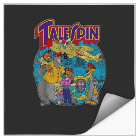 Disney's TaleSpin Graphic T-Shirt Stickers