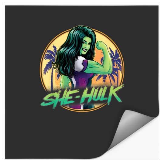 Studios She-Hulk Disney Plus Flex T-Shirt Stickers