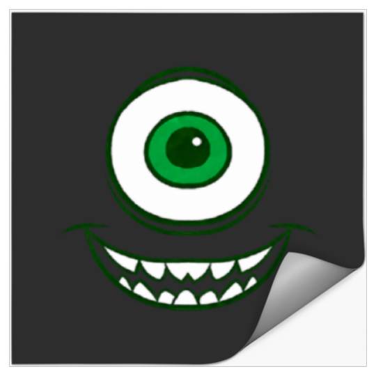 Disney Monsters Inc. Mike Wazowski Halloween Stickers