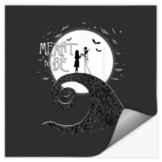 Disney The Nightmare Before Christmas Jack And Sally T-Shirt Stickers