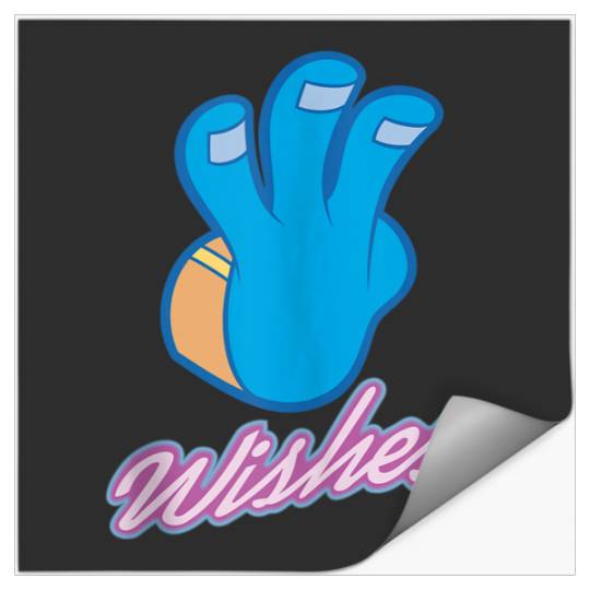 Disneyss Wreck it Ralph Aladdin Genie 3 Wishes Logo Stickers